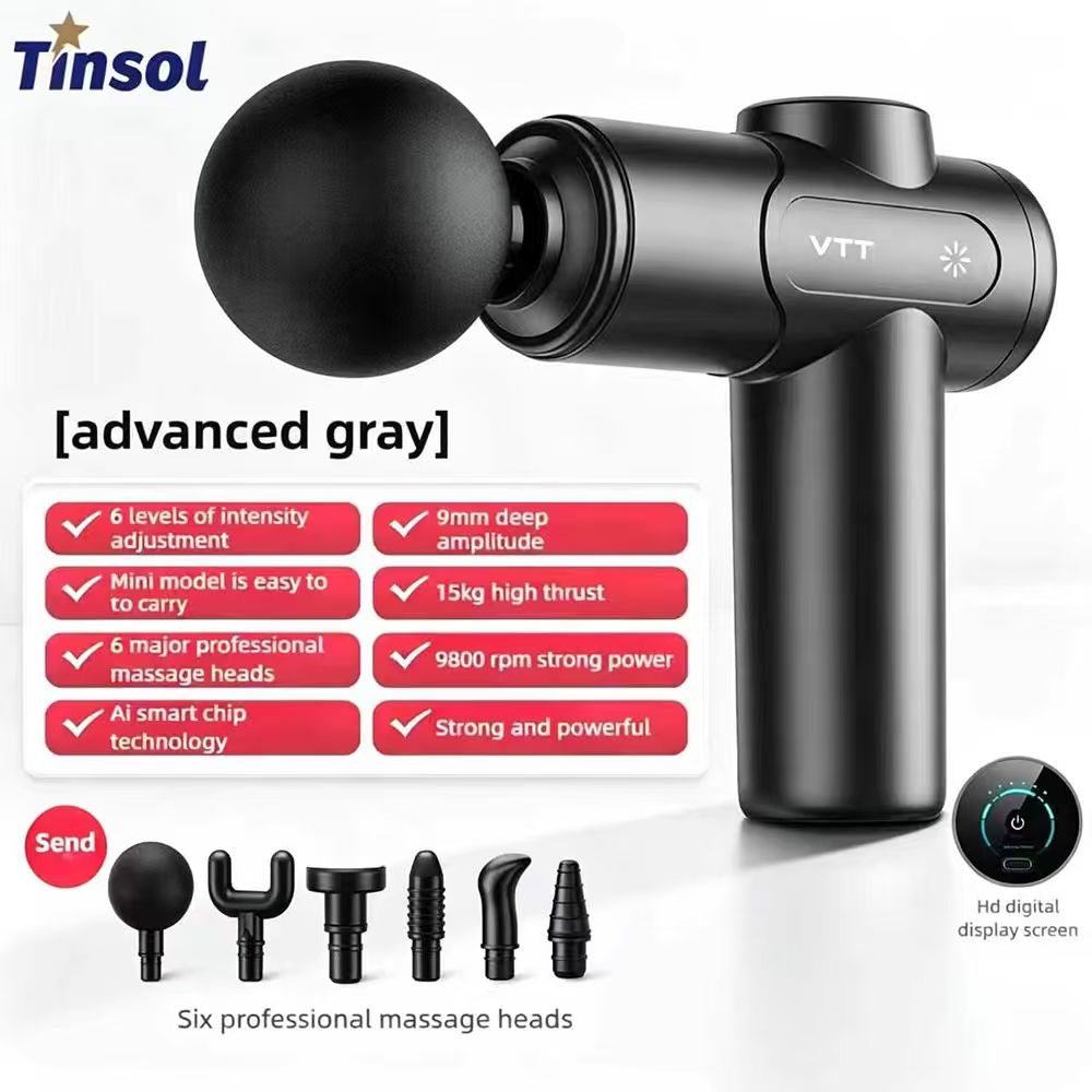 Scalp Massager Electric - Pistolet de massage électrique TINSOL pour