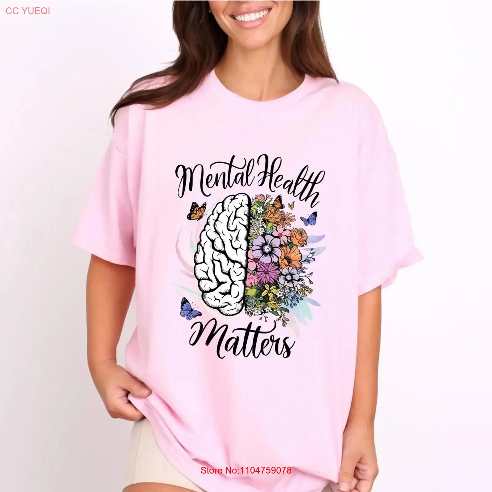 Health Wellness Nurse - T-shirt « La santé mentale compte