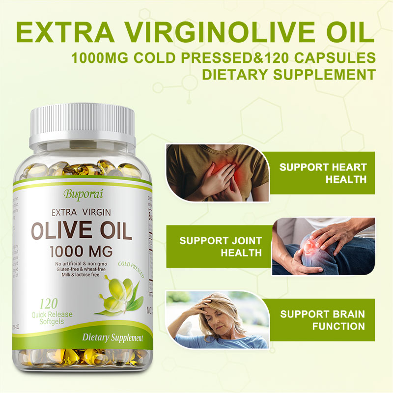 Health Wellness Vitality - Huile d'olive en gélules molles 1000