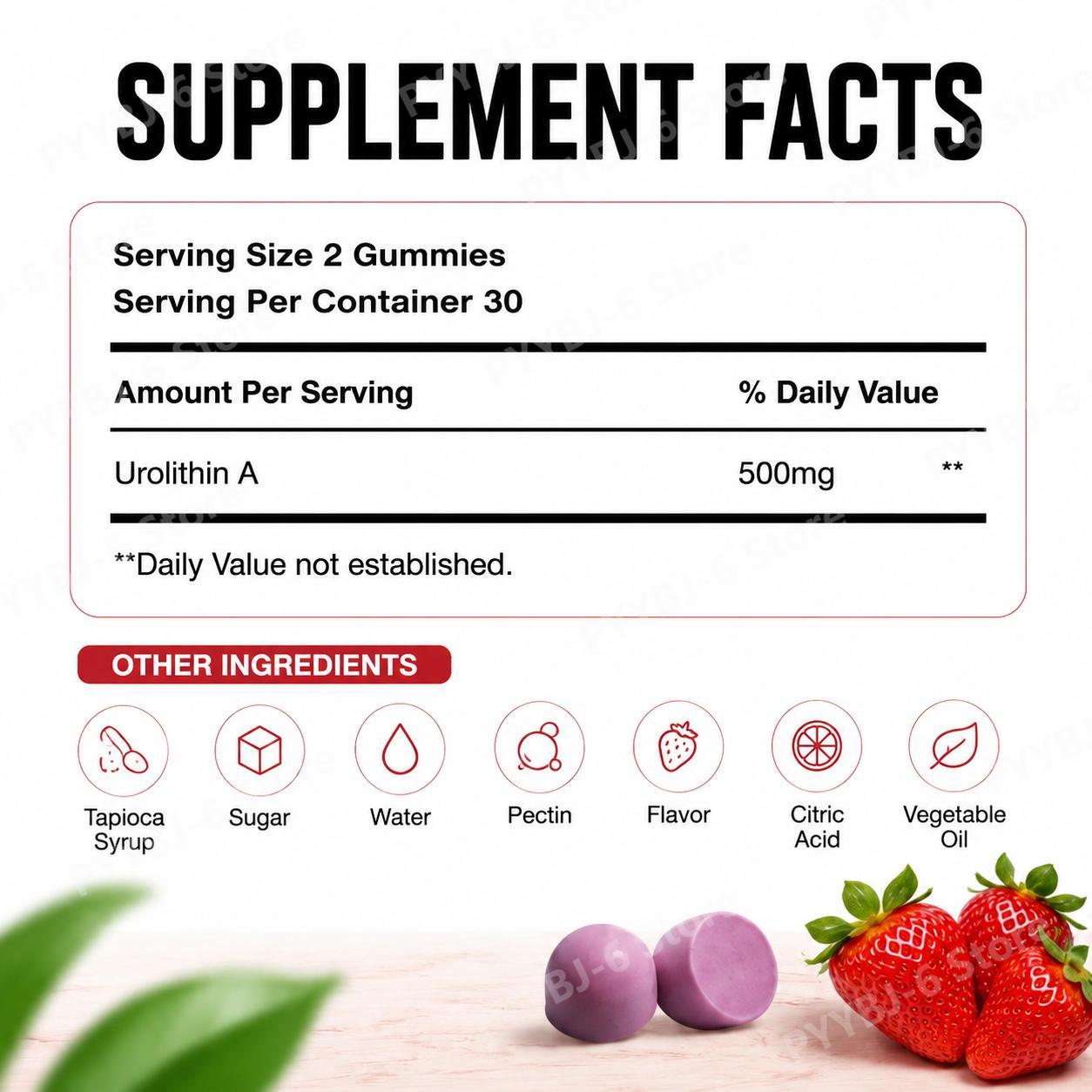 Docteat Urolithin A Gummies So - Health Wellness Vitality avis et prix