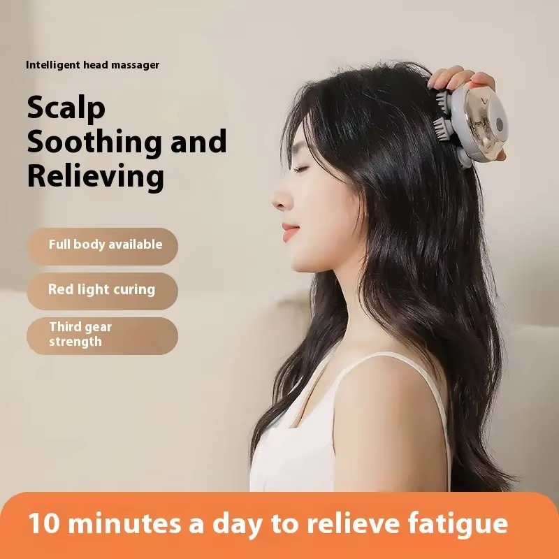 Mini masseur de tête rechargea - Scalp Massager Electric avis et prix