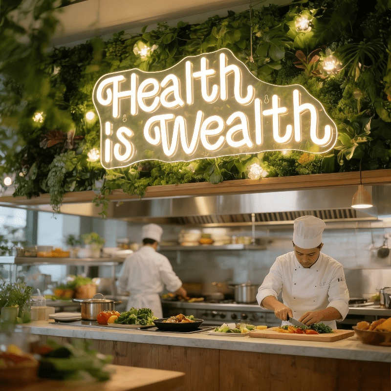 Enseigne néon LED « La santé e - Health Wellness Yoga avis et prix